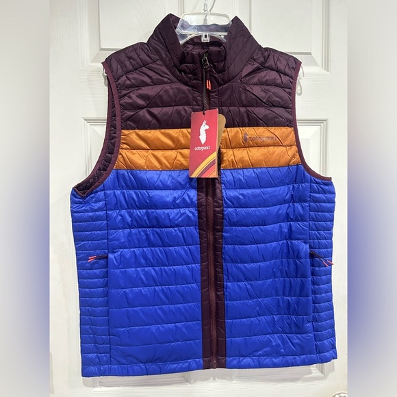 Cotopaxi Men's M Medium Capa Insulated Vest Wine Blue Violet Maroon NWT Puff - Picture 1 of 12